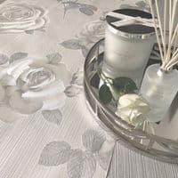 Belgravia Amara Rose Soft Silver 7365 Wallpaper